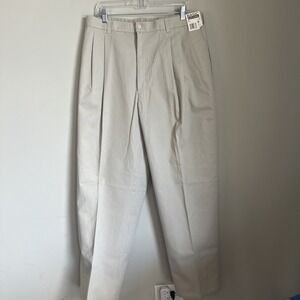 VTG K Mart Basic Editions Khaki Pants Elastic Waist 42 Men's